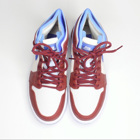 ♦️SOLD♦️AUTHENTIC NIKE AIR JORDAN 1 ZOOM CMFT TEAM RED - Picture 4 of 6